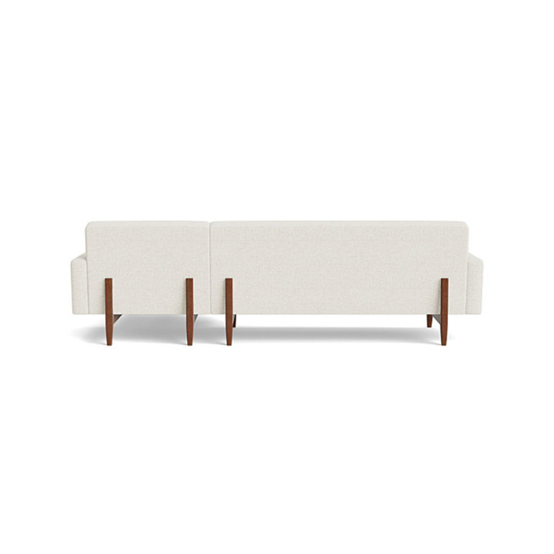 Tyler Chaise Sectional, Right Hand Facing, Performance Velvet - Ivy