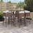Metal Bar Set with Stools-146037113-139162801