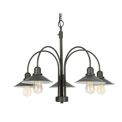 Timberview 5 - Light Shaded Chandelier