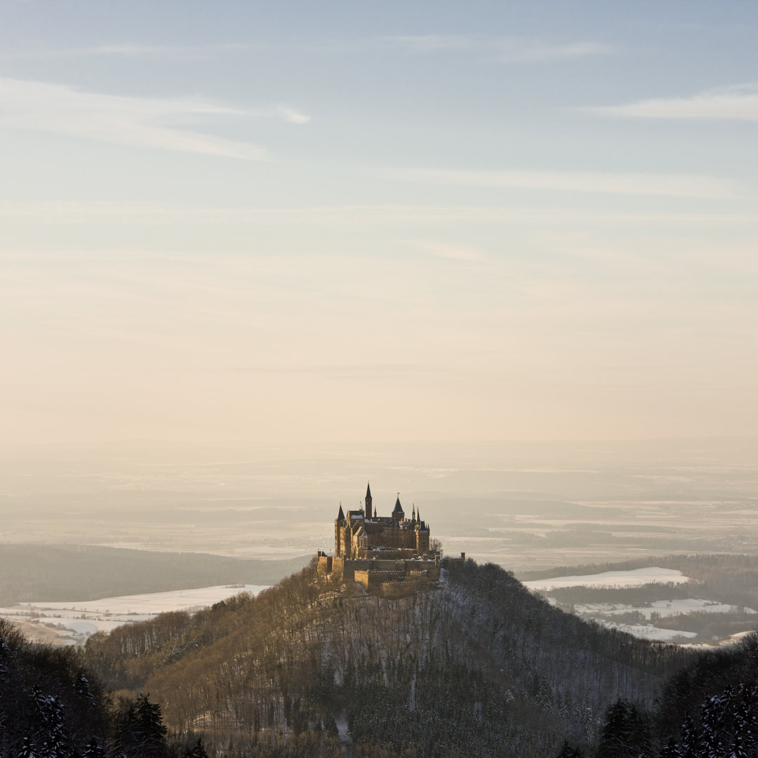 Romantische Landschaft von Tma1 - Druck auf Leinwand ohne Rahmen