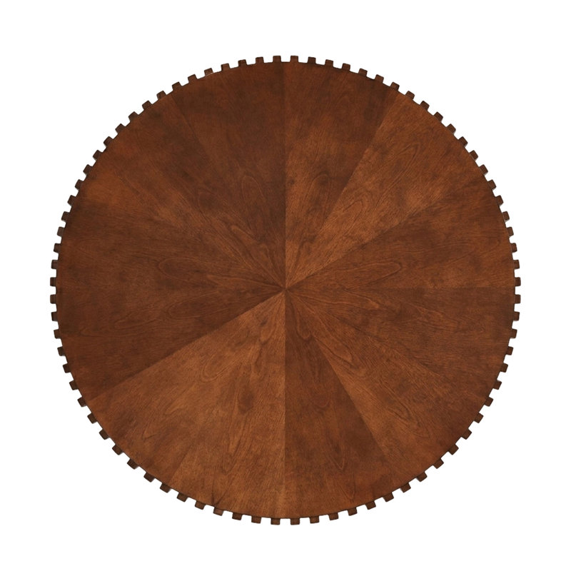 Table basse en bois massif 2 pièces pour le salon, Noyer
