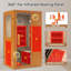 Sauna Infrared Home, sauna intérieur en bois de pruche du Canada avec panneau de contrôle ACL, haut-parleurs Bluetooth