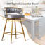 Upholstered Swivel Counter Stool-501191429