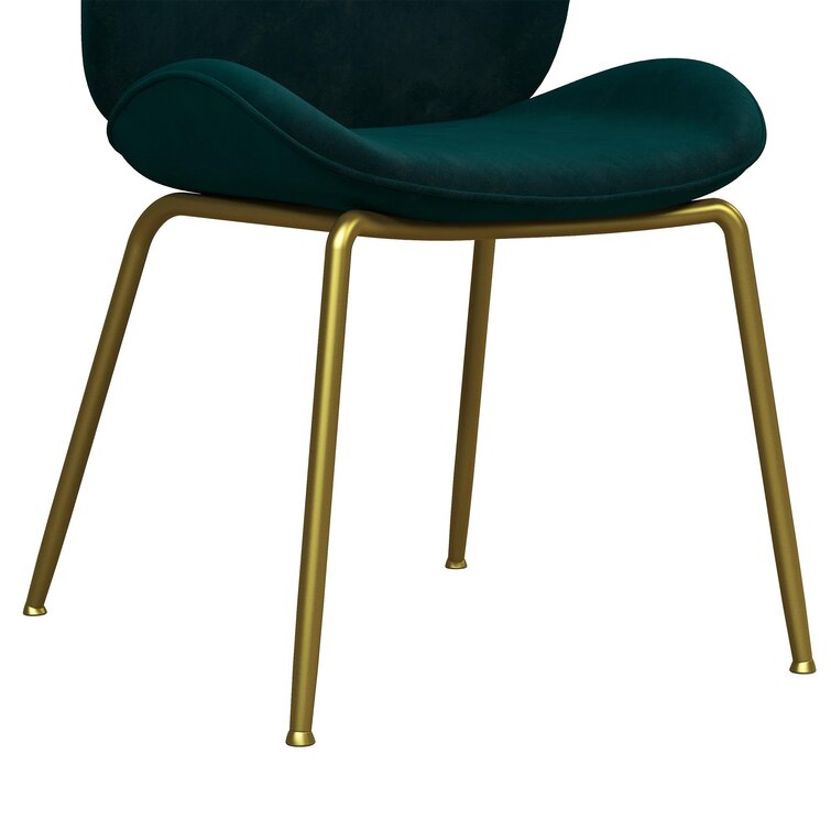 CosmoLiving by Cosmopolitan Astor Velvet Upholstered Side Chair & Reviews |  Wayfair