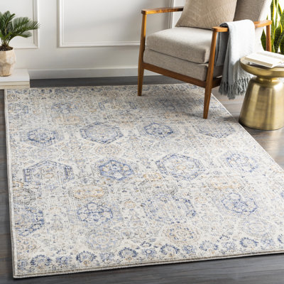 Tapis oriental bleu marine / taupe Peninces