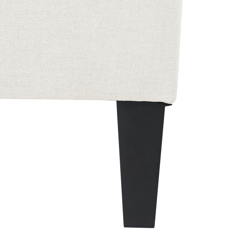 Repose-pieds de style contemporain, Ivoire ivoire