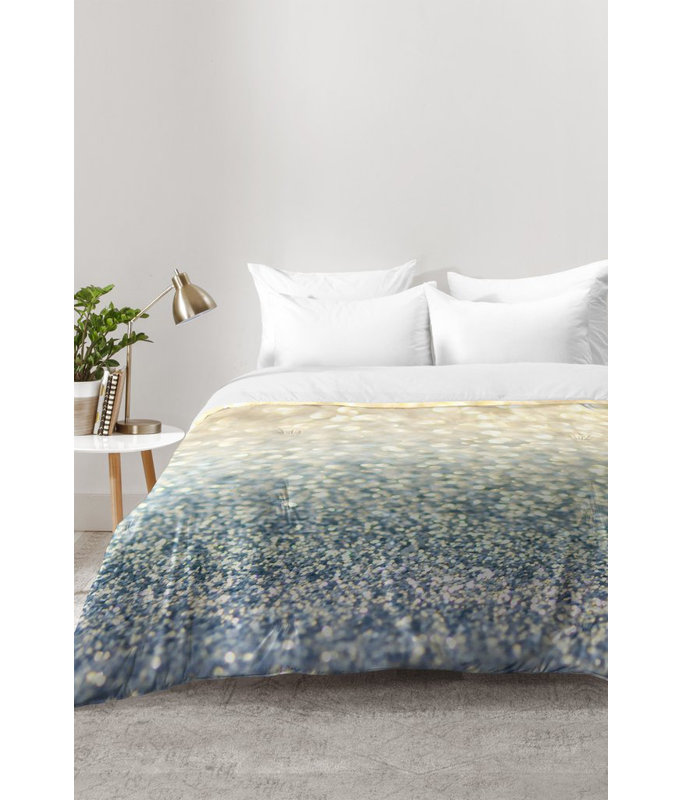 Lisa Argyropoulos Modern & Contemporary Polyester Abstract Comforter, King Comforter + 2 King Shams