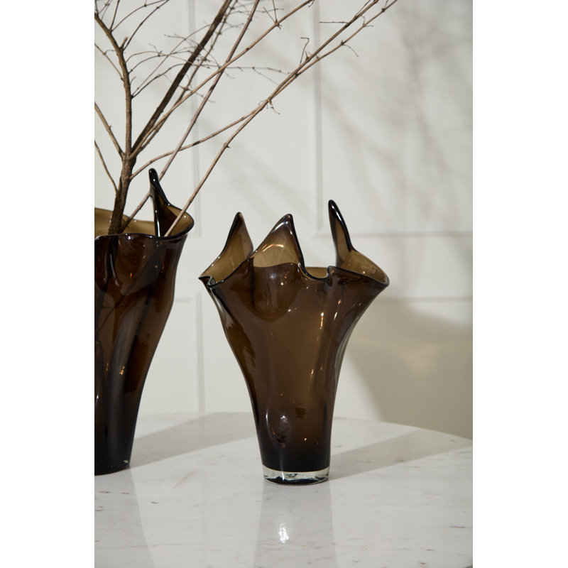 Peaked Glass Vase 12.5"x 18.5"