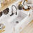 Pure Single Bowl Fireclay Farmhouse Kitchen Sink with Accessories-79207456-90977390