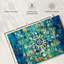 Mandala Kerner en bleu vif-106044837