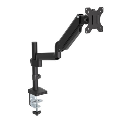 ProMounts Full Motion Gas Spring Monitor Arm Adjustable Desktop Mount for 13-32" Holds 17.6 lbs