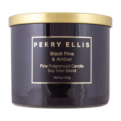 Bougie parfumée en pin noir et ambre