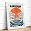 Kanagawa Wave And Sun Japandi - Print-1728256717-1728256707