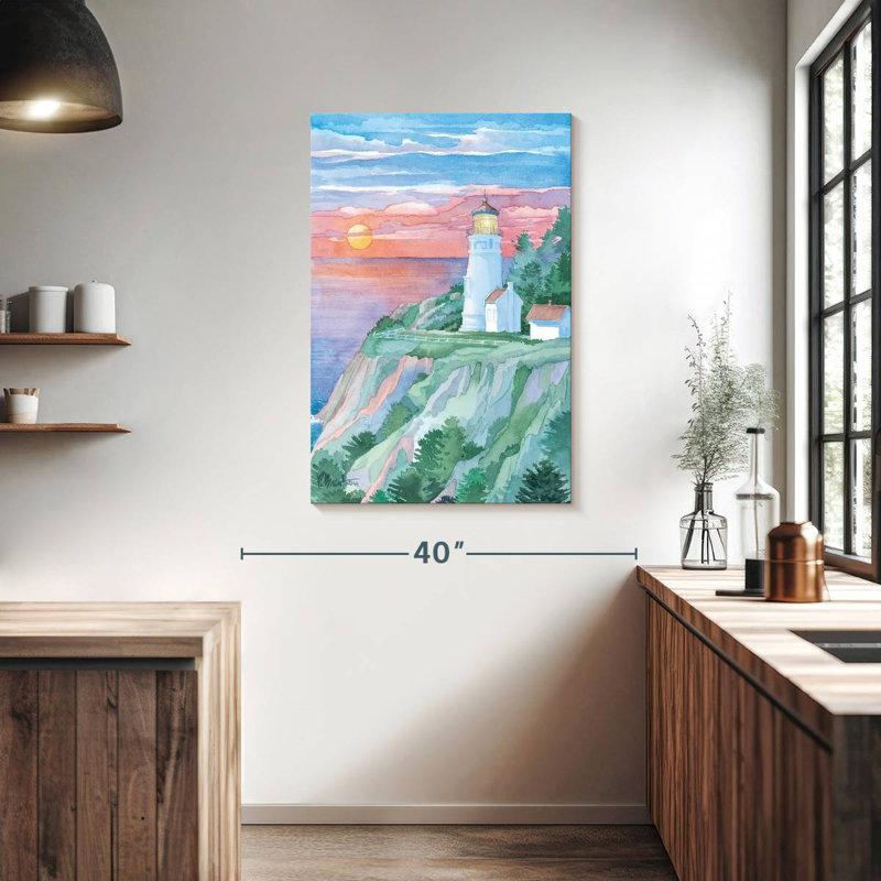 Phare Gillard Heceta Head OU, H 39 po x l 26 po