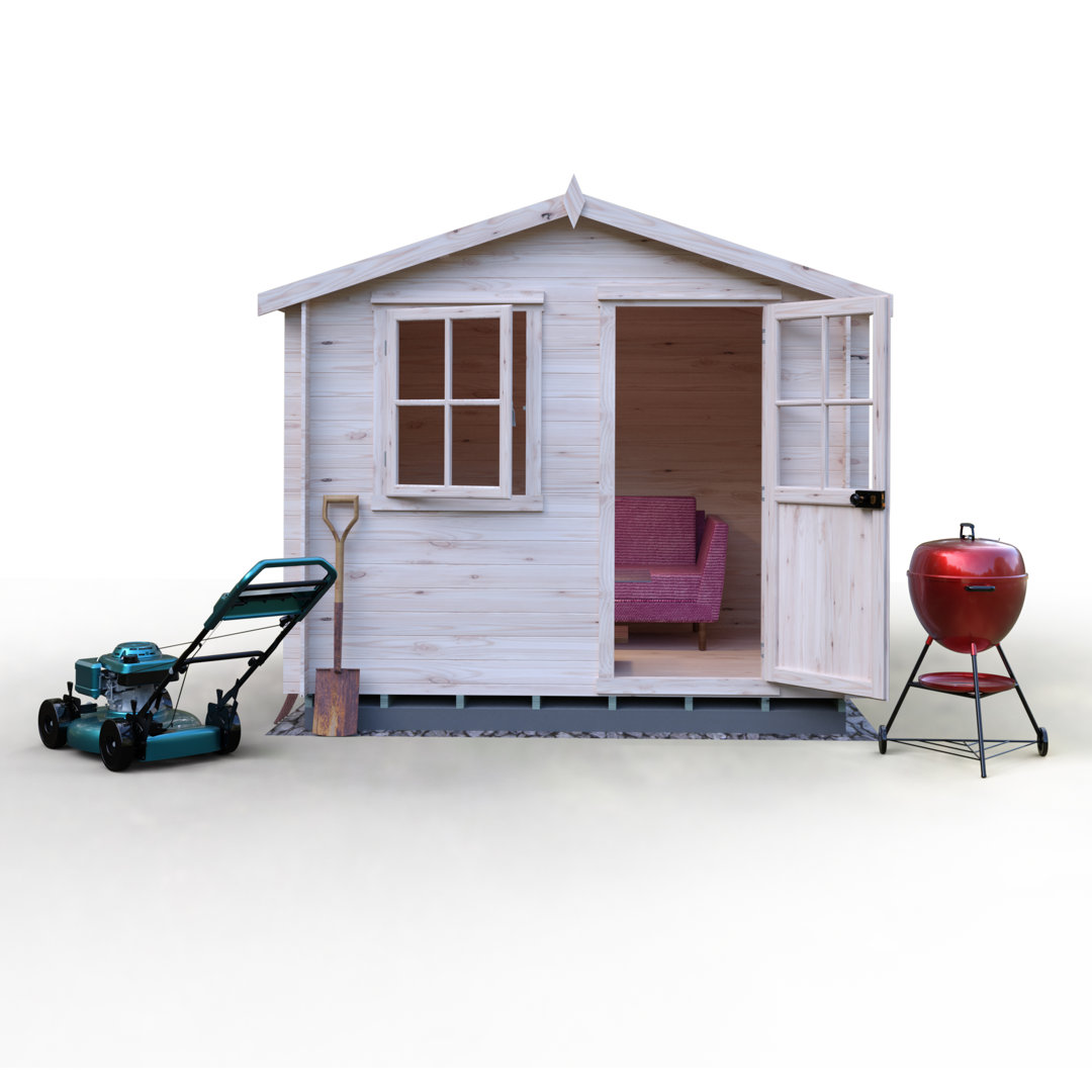 Polito 9 x 9 Ft. Tongue & Groove 19mm Log Cabin