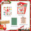Christmas Party Supplies, 38pcs Christmas Bingo Game Set