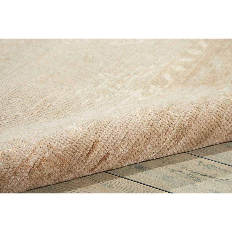 Elan Hand Knotted Silk Oriental Area Rug, Rectangle 7'9" x 9'9"