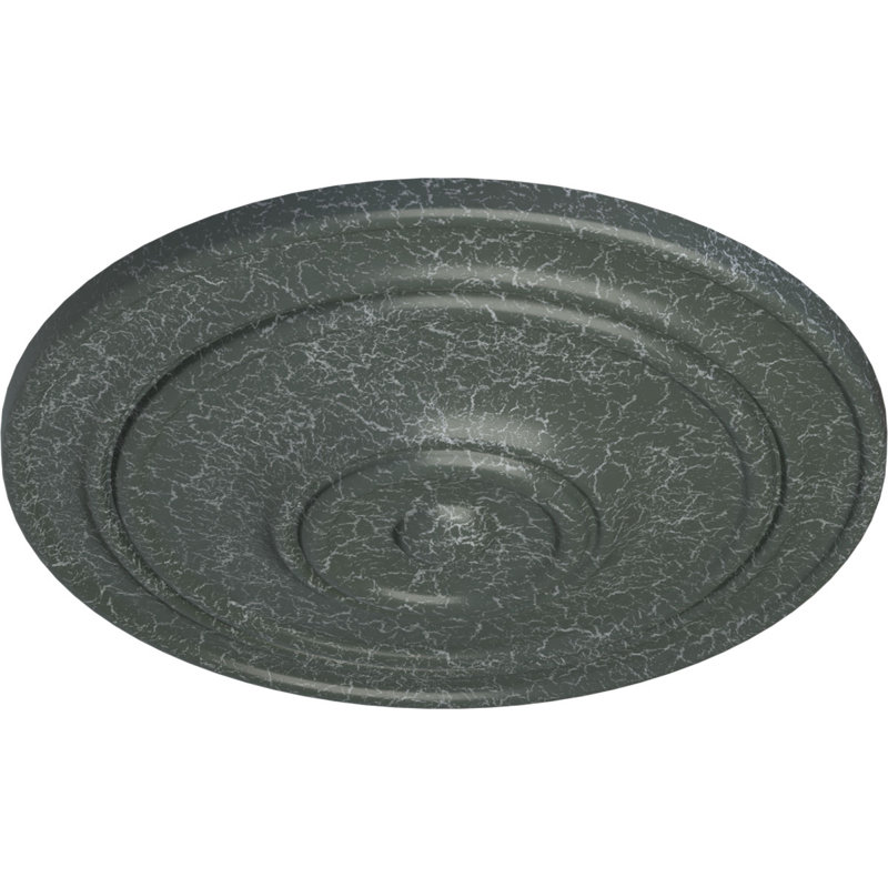 Médaillon de plafond classique Endurathane, 21 7/8 po x P 2 3/8 po (pour auvents jusqu'à 5 1/2 po), Craquelure vert athénien