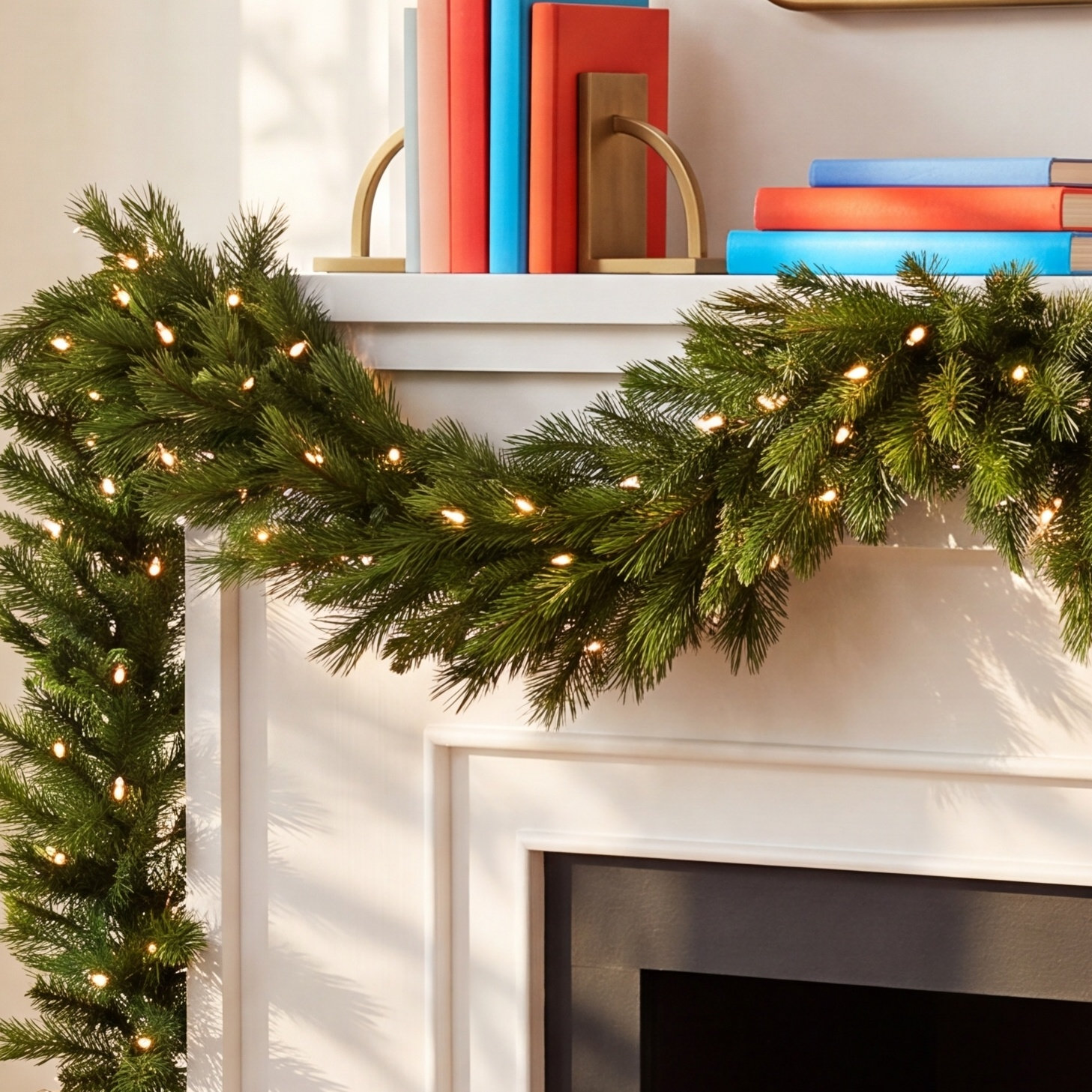 9'x12" Lit Deluxe Belgium Garland