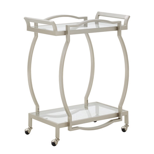 Silver Bar Carts You'll Love | Wayfair