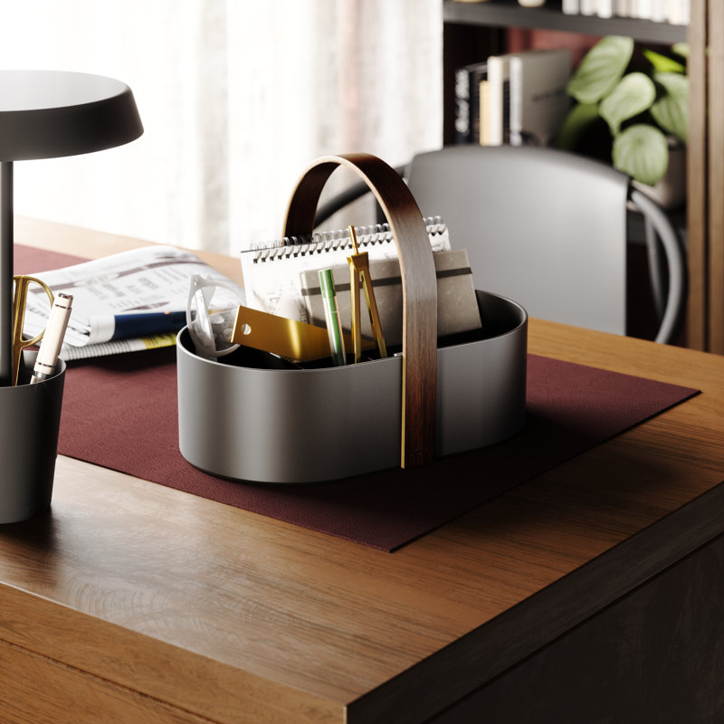 BODWOOD CADDY, Noir / noyer