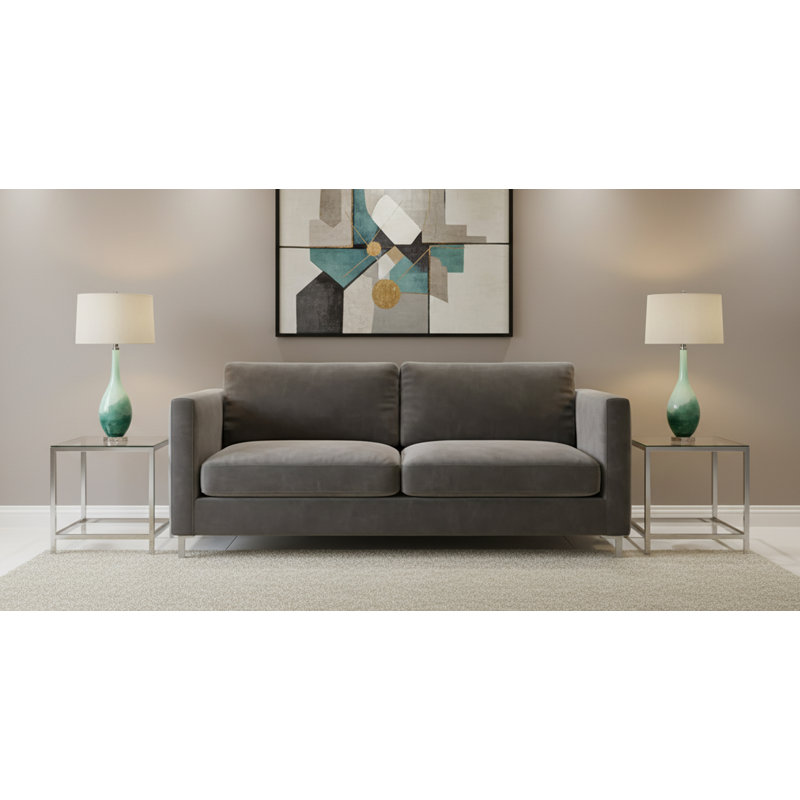 Salato 34 in. Sea Salt Glass Table Lamp