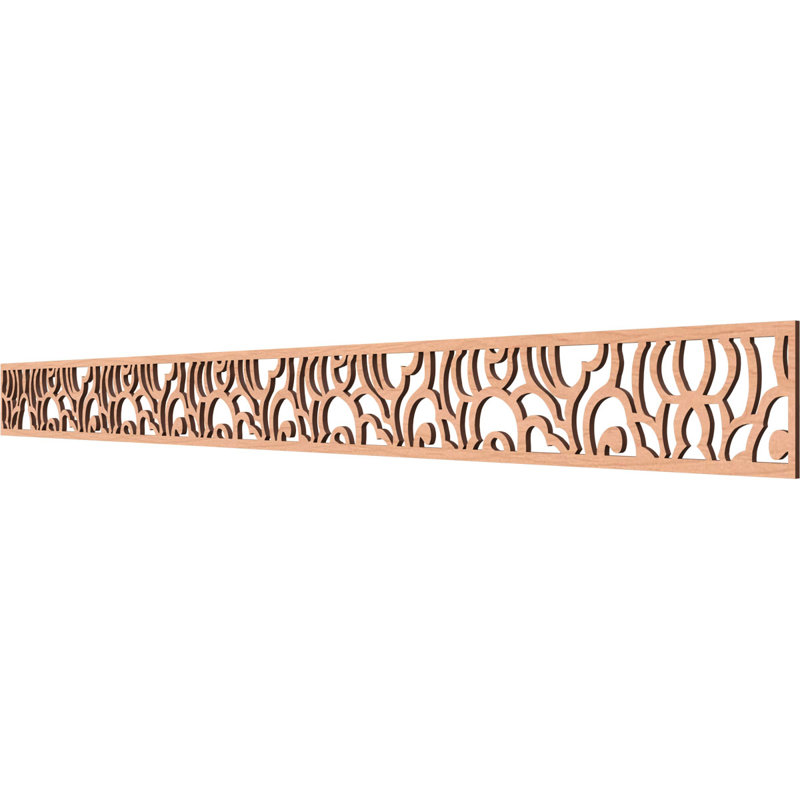 Moulure de panneau Springfield, H 4 po x l 46,375 po x P 0,25 po, Aulne