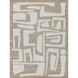 Exquisite Rugs Carmel Handmade Hand-Tufted New Zealand Wool On Canvas Camel/Ivory Area Rug