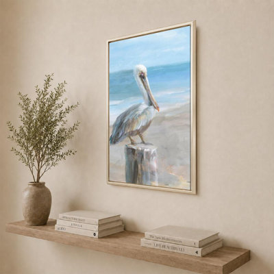 «Pelican by the Sea» par Danhui Nai - impression sur toile