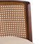 Ensemble de 4 tabourets de bar en bois Talia