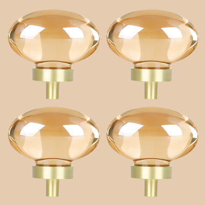 Oversized 1.9" Length Oval Knob Multipack