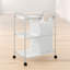 Metal Rolling Laundry Sorter with Handles