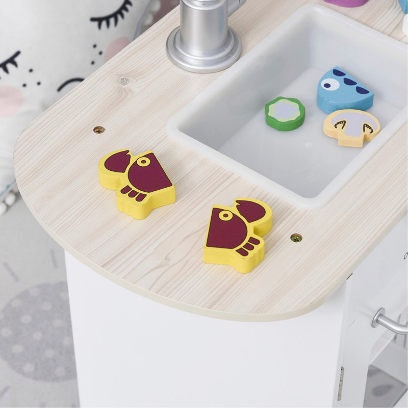 Ensemble de cuisine en bois pour jouets