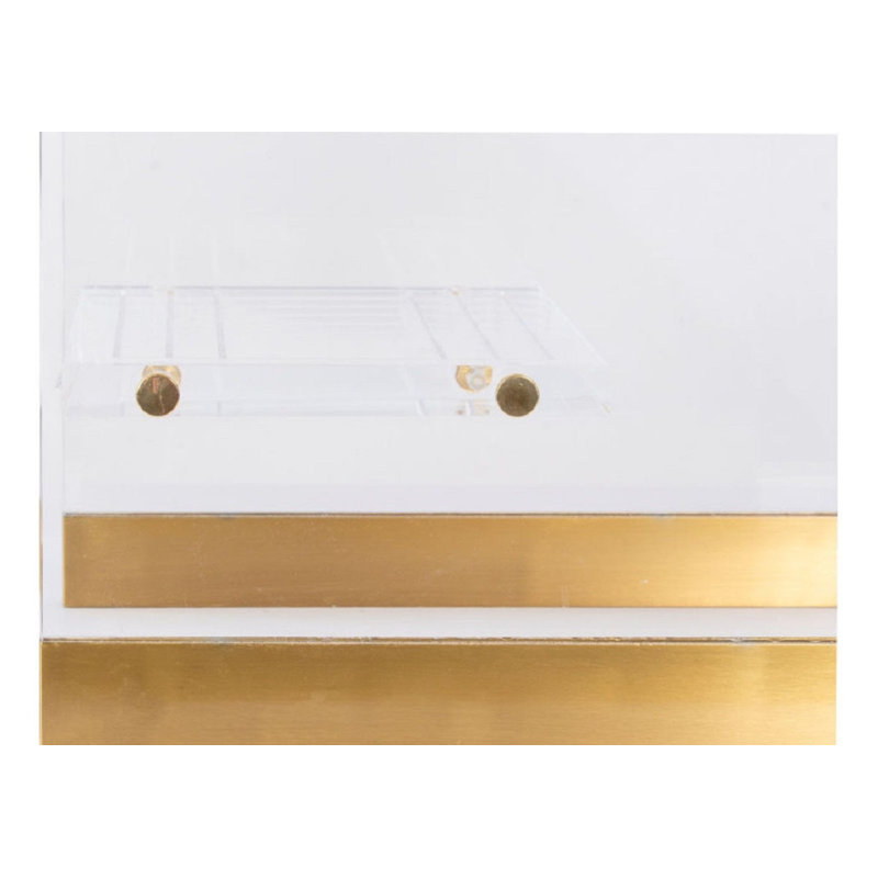 Odette Lucite Foot Stool