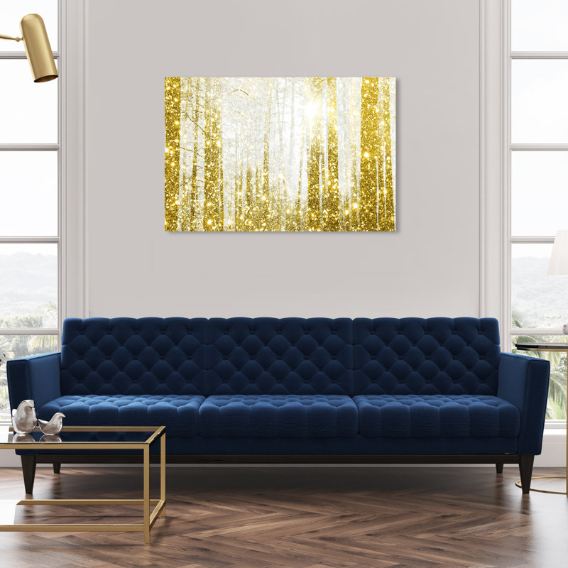 Magical Forest Peace - impression sur toile tendue, H 30 po x l 47 po