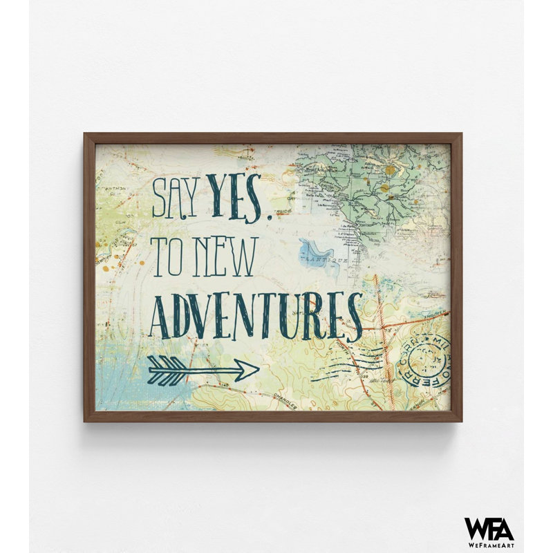 Map Sentiments II V2 By Katie Pertiet, Adventure Friend Gift Idea, Green Travel Poster, Map Travel Poster Print, Extra Large Arrow Pirnt