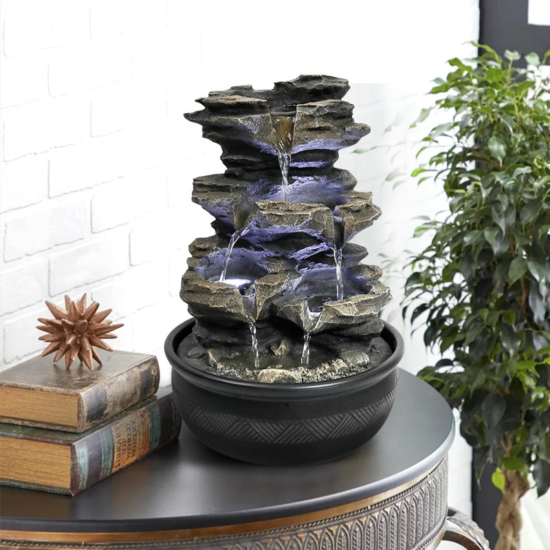 Chiyo Weather Resistant Fountain with Light