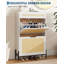 Armoire à chaussures autoportante en rotin avec 2 tiroirs rabattables pour le hall d'entrée-410878255