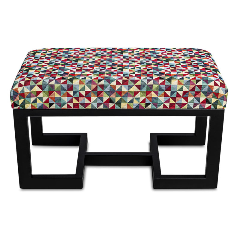 Pana Velvet Upholstered Bench, H40 x W50 x D30cm