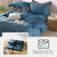 Ensemble de housse de couette en microfibre 3 pièces avec fermeture à glissière et attaches d'angle Solayne, certifié OEKO-TEX-110582276-110582281