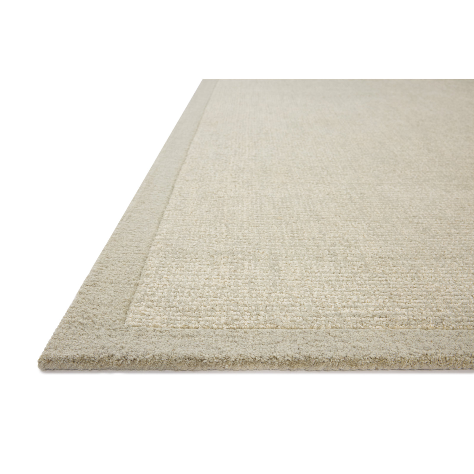Henley Ivory / Silver Area Rug, Rectangle 3'6" x 5'6"