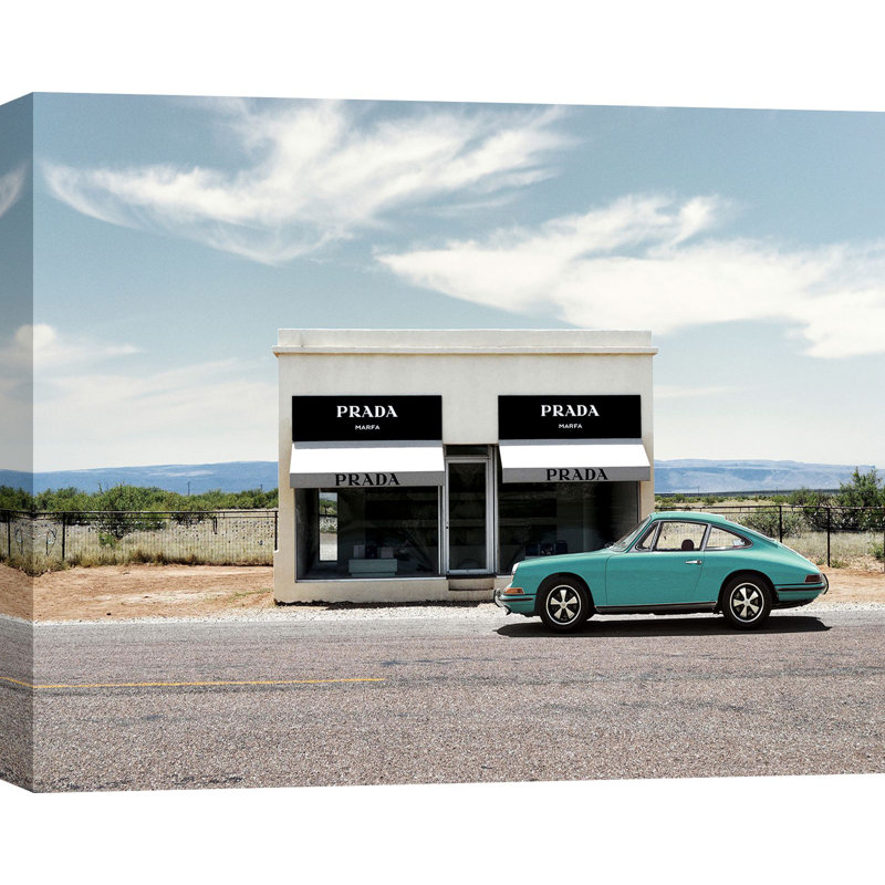 3AP6136 Prada Marfa, Texas by Julian Lauren - Wrapped Canvas Art Prints, 70cm H x 100cm W x 4cm D