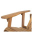 Chaise Adirondack pliante en bois d'acacia l 30 po x P 37 po x H 34 po Malibu