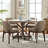 Bason Upholstered Faux Leather Dining Chairs Set Of 4-116530375-118303070