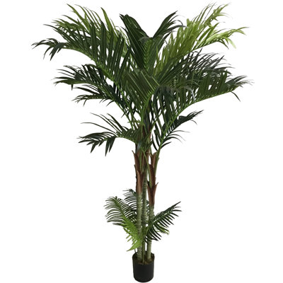 Palmier Areca artificiel en pot de fleurs