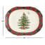 Spode Christmas Tree Tartan Rectangular Platter 14"