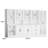 71"H X 157"W Bookcase With Glass Doors,Modular Modular Book Cabinet