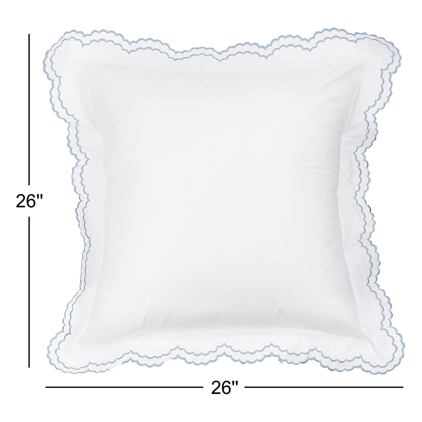 Berrada Cotton Shams, Blue