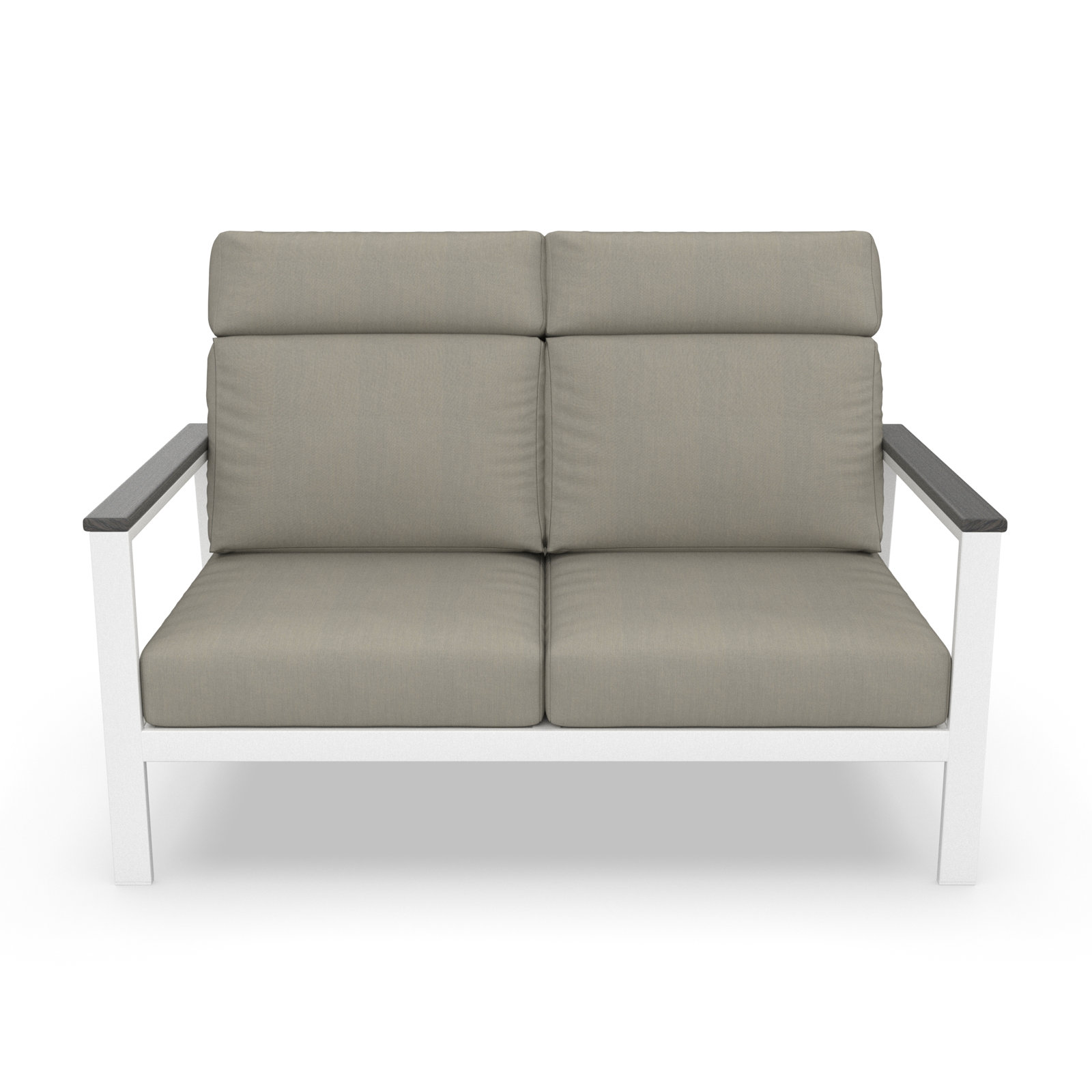 Townsend 55" Sunbrella® Patio Loveseat, Spectrum Dove, Gray