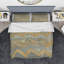 Glam Metallic Form III - Ensemble de housse de couette moderne et transitionnel - Microfibre de polyester-38758850